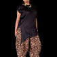 Dth Seamed Pants In Stretch Cheetah Print
