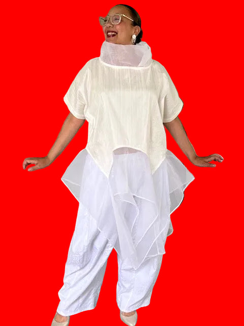 Dth 100% Silk Flutter Top