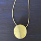 Titanium “Silver Dollar” Pendant Necklace