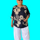 100 % Cotton Gauze Japanese Print With 2 Pockets