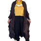 Vanite couture Long Pleats Black Duster