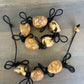 Eco Resin With Gold Leaf On Elastic (Bracelet And chocker Sold As Set )