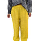 Transparente Front Seam Yellow Linen Pants
