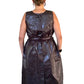 DTH Black Ankara Button Up Dress