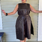 DTH Black Ankara Button Up Dress