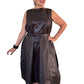 DTH Black Ankara Button Up Dress