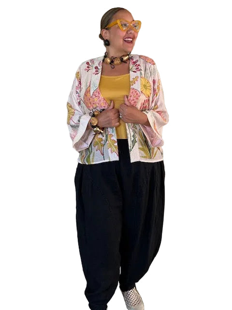 Short Kimono Floral Jacket