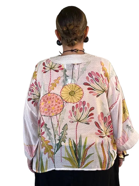 Short Kimono Floral Jacket