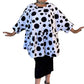 Dth Black Dots Baby Doll Oversized Top