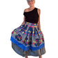 Double Skirt In Silk And Cotton Ankara