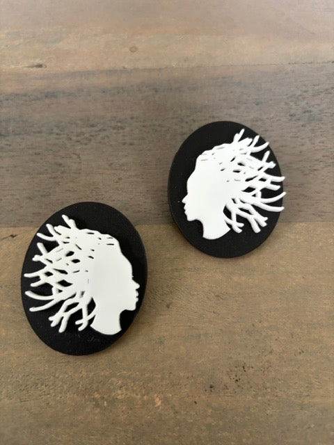 Cameo Earrings