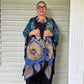 Frieda Ruana Reversible Floral