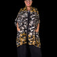 Kimono Style Cardigan Vest ( Earth  Tones Woven Fabric)