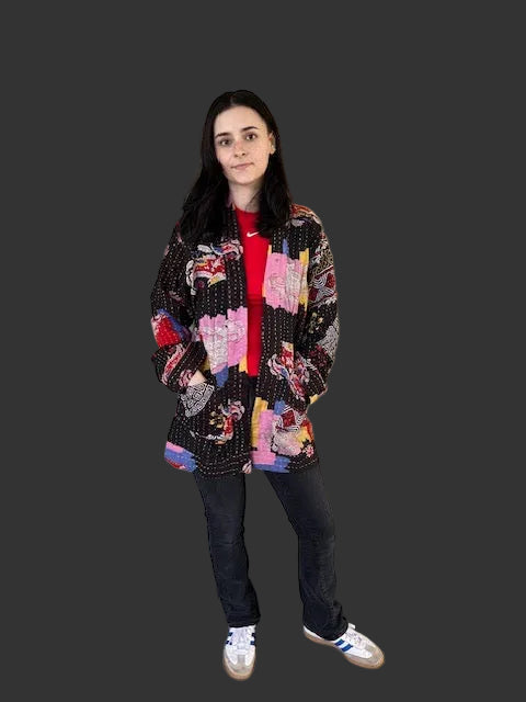 Kantha Black Jacket