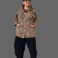 Abstract Boucle Zipper Jacket ( Carmel )