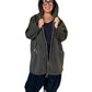 Zipper Front Two Pocket Hoodie