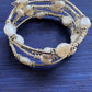 White Freshwater Pearl Wrap Bracelet