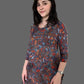 Pleats Vintage Mosaic Dress