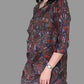 Pleats Vintage Mosaic Dress