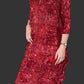 Pleats Mosaic Sunset Dress