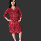 Pleats Mosaic Sunset Dress