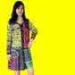 Pleats Long Jacket Dress