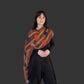 Squares And Stripes Felted Scarf