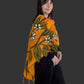 Oranges Felted Scarf
