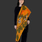 Oranges Felted Scarf