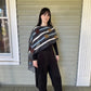 Stripes And Squares Felted Scarf