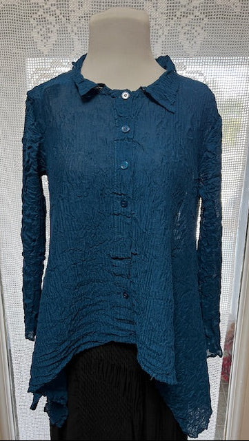 Vanite Couture Teal Blouse