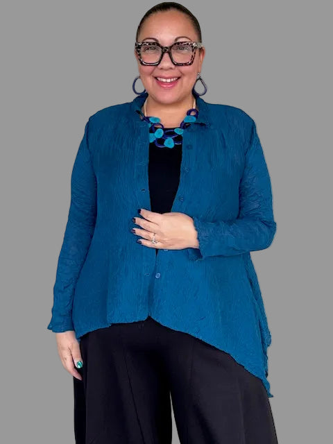 Vanite Couture Teal Blouse