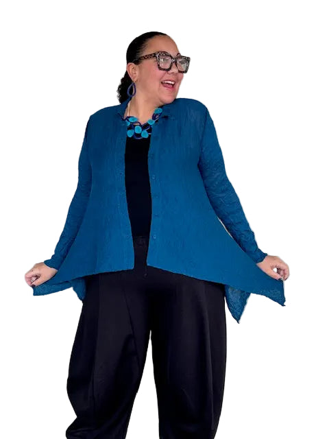 Vanite Couture Teal Blouse