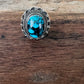 Sterling silver turquoise ring (size 8)