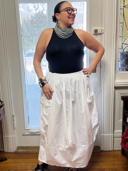 Transparente Marcy Skirt (White or Kiwi)