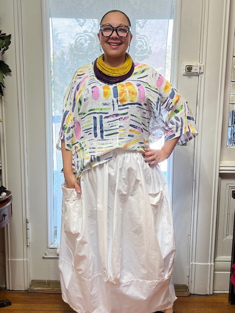 Transparente Vicki Top (Kiwi or White)