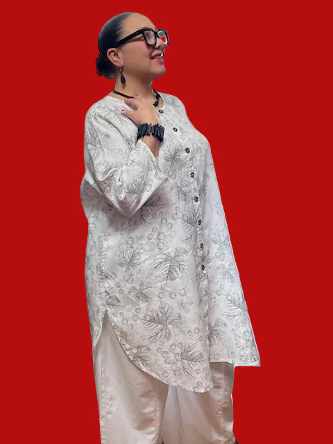 Cheyenne 100% Linen Shirt  (Sulphur or White)