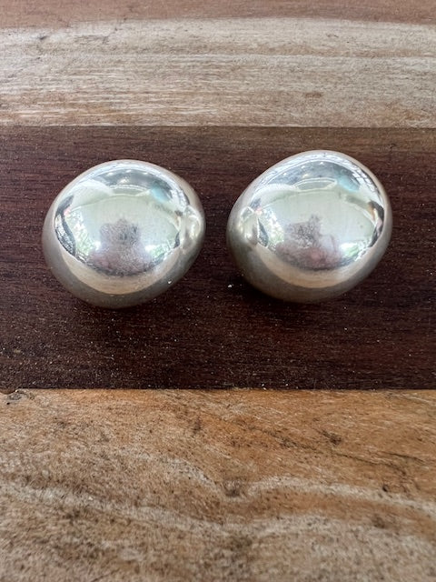 Eco Resin Post Earrings (24K Gold Plate or Sterling Silver Plate)