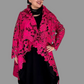 DTH 100% Silk Pink Floral Embroidered Cut-Out Jacket