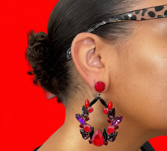 Hanging Crystal Earrings