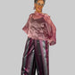 DTH Wide Legged (Lined) Metallic Pants
