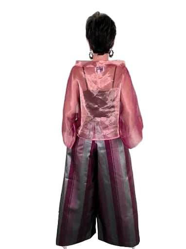 DTH Wide Legged (Lined) Metallic Pants