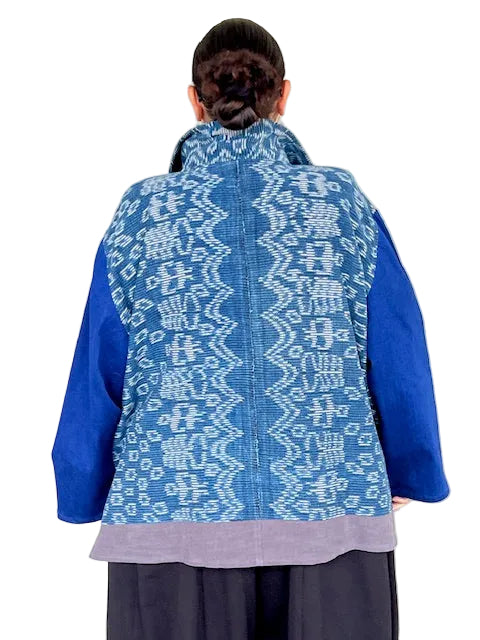 DTH Handwoven Maya Jacket Mixed Fabric