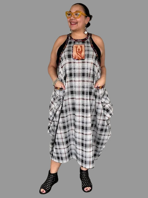 DTH Knit Plaid  Fab Jumper