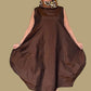 DTH Chocolate Brown Silk Taffeta Chains Bubble Cowl Dress