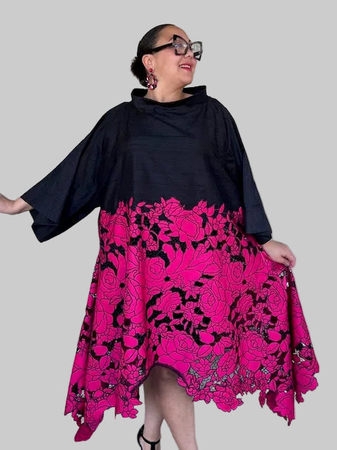 DTH Floral Embroidered Dress