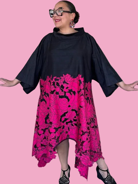 DTH Floral Embroidered Dress