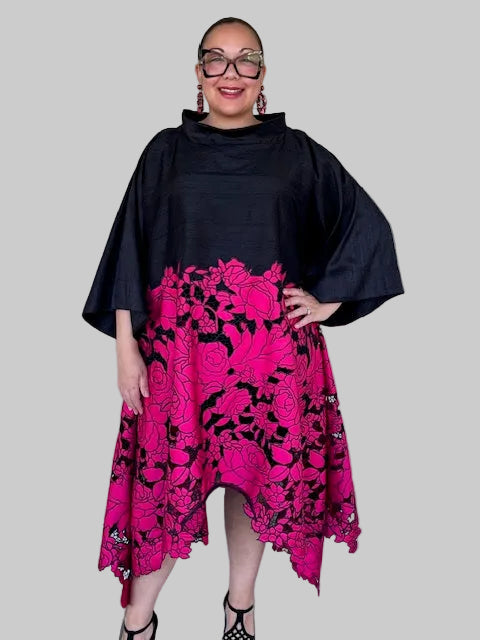 DTH Floral Embroidered Dress