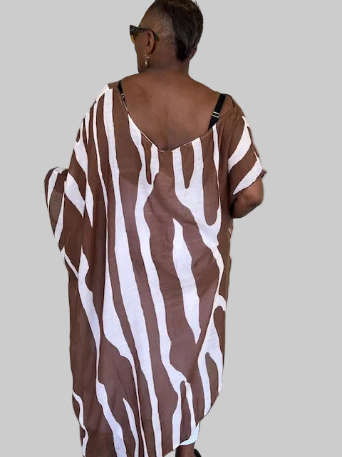 Off Shoulder Kaftan