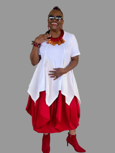 Kedem Sasson Tula Skirt (Red)